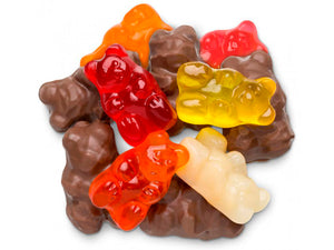 Milk Chocolate Covered Assorted Gummi Bears