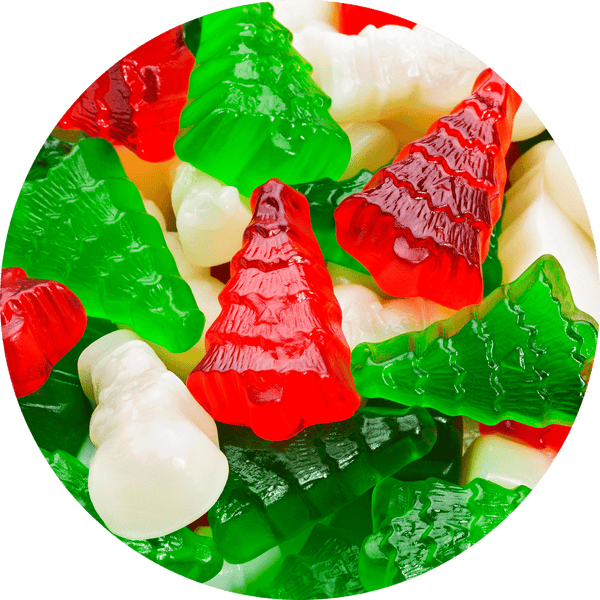 Gummi Trees & Snowmen