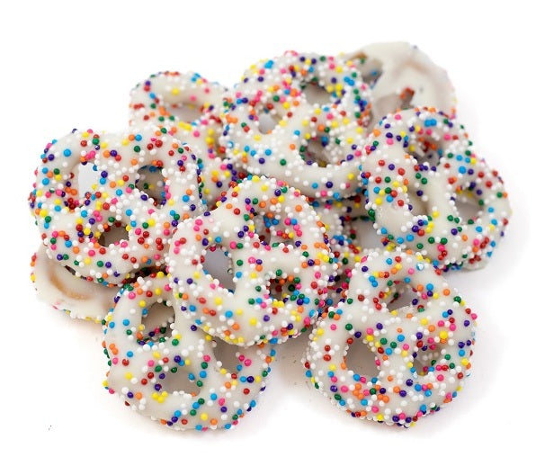 Rainbow Crunch Pretzels