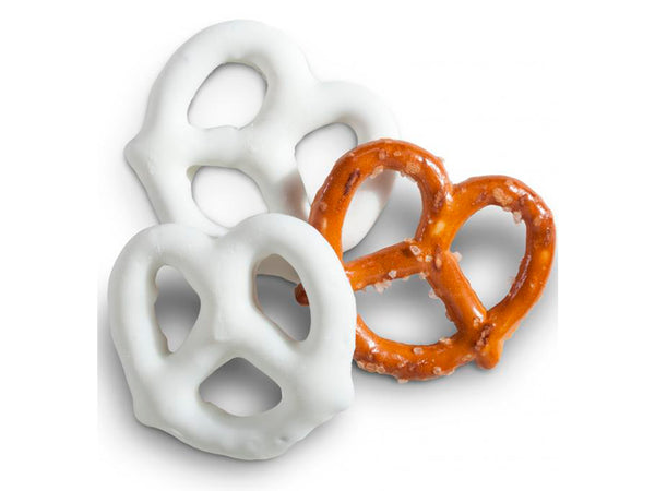 Mini White Coated Pretzels