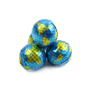 Foiled World Globe Balls