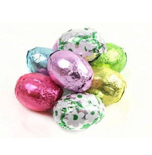 Foiled White Chocolate Easter Eggs