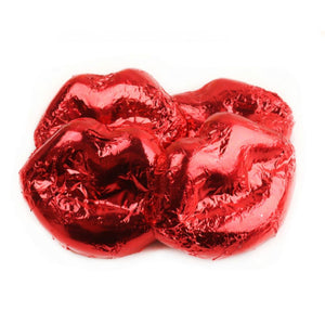 Mini Red Foiled Chocolate Lips