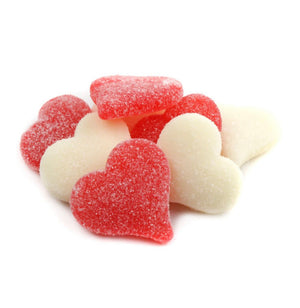 Slightly Sour Cherry Gummi Hearts