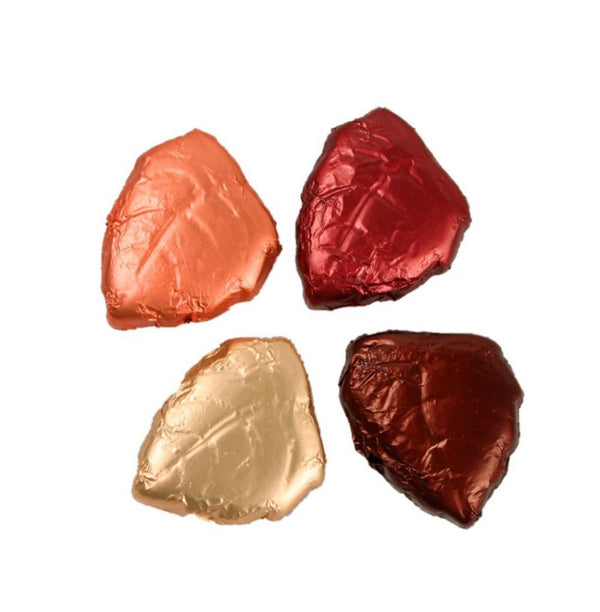 Dark Chocolate Foiled Autumn Leaves