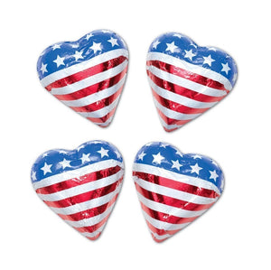 Foiled American Chocolate Hearts