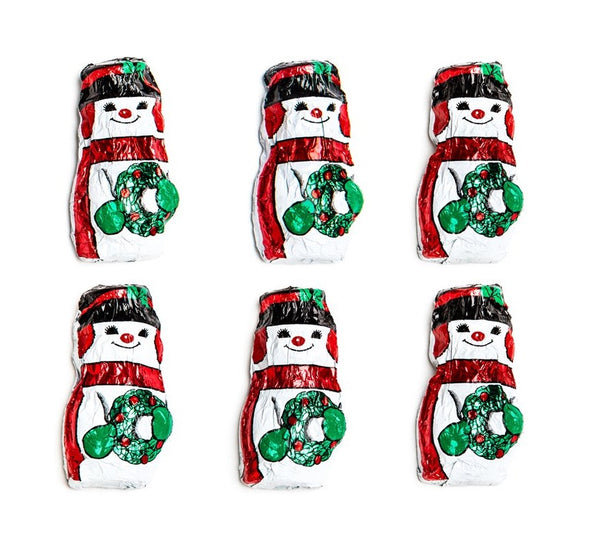 Foiled Mini Chocolate Snowmen