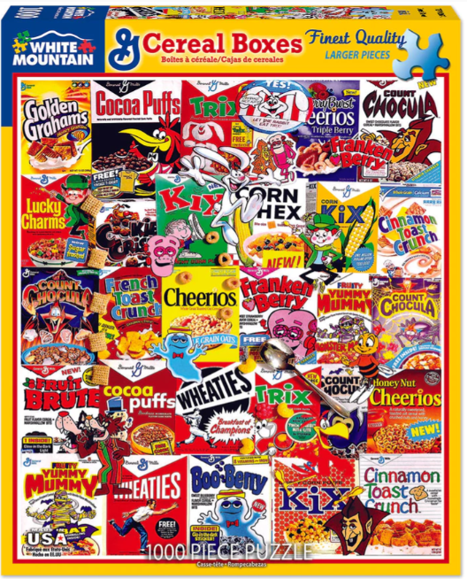 Cereal Boxes PUZZLE - Olympia Candy Kitchen